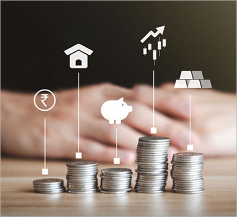 A financial adviser reviewing a growth chart